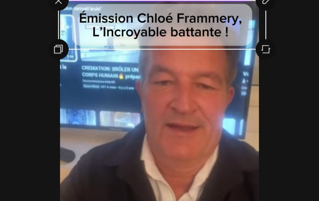 émission Chloé Frammery, l’incroyable battante !